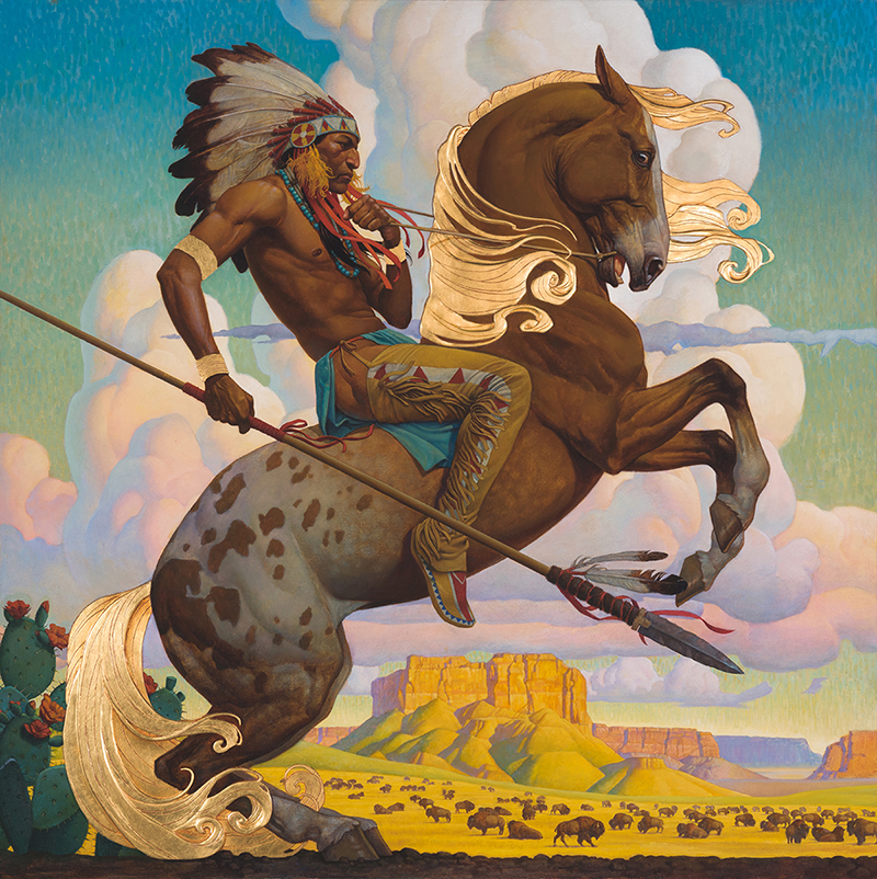 Buffalo Hunt by Thomas Blackshear II