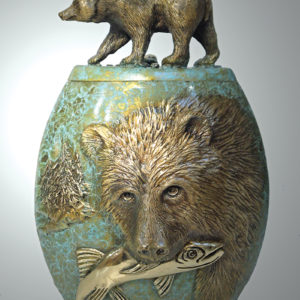 Jammey Huggins Ursa Major Bronze 9.5h x 7w x 4d Jammey Huggins Ursa Major Bronze 9.5h x 7w x 4d