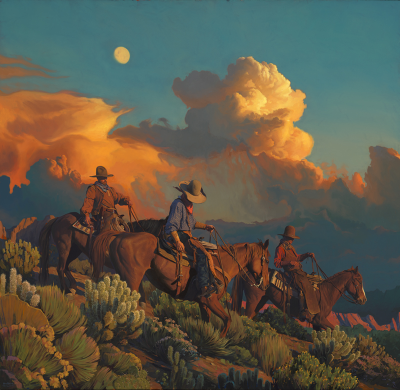 The Studio Of Mark Maggiori Art Of The West Magazine   Superstition THe Land Of THorn58x60 